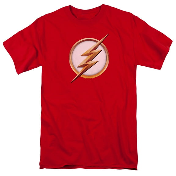 Flash Season 4 Logo S/S Adult 18/1 T-Shirt Red