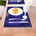 thumbnail image 5 of YFYANG Washable Heat-Resistant Placemats, 70% PVC/30% Polyester, Mysterious Cosmic Galaxy Kitchen Table Mat, 12" x 18" 1 Pcs, 5 of 6