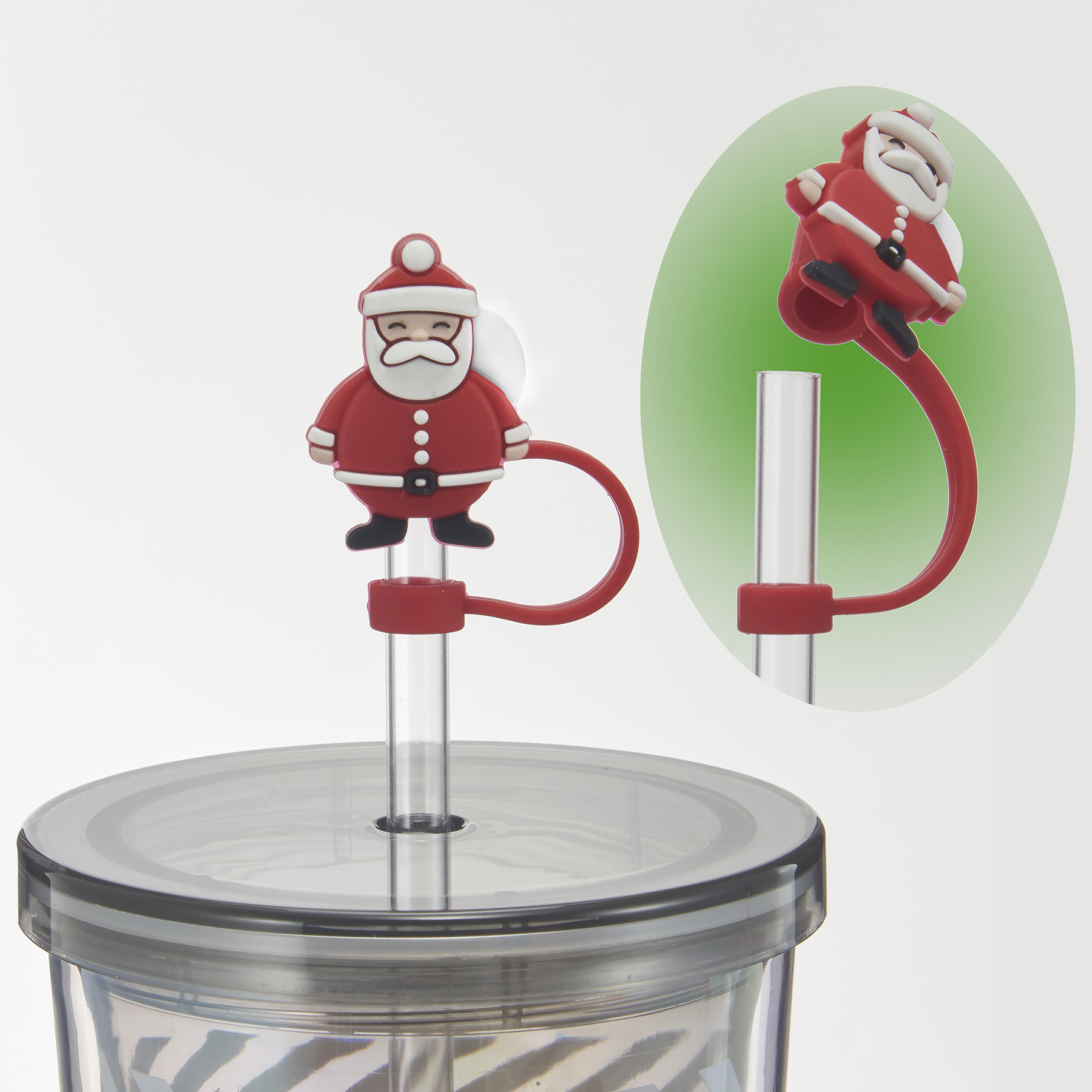 Mainstays 4-Pack Holiday Time Christmas Tumblers with Figural Straw $13.31  (Reg. $24) - $3.33/26 Oz Tumbler - Fabulessly Frugal