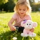 thumbnail image 4 of Mono de Peluche HollyHOME Rosa 30 cm Juguete Suave de Peluche, 4 of 9