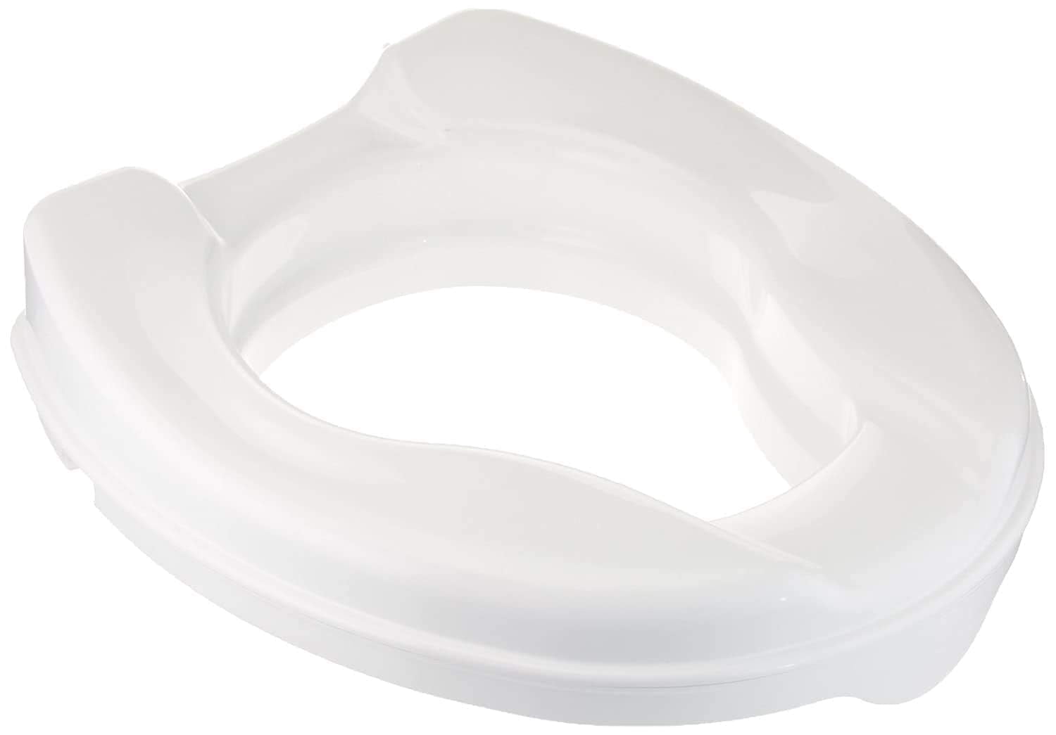 Homecraft Savanah Raised Toilet Seat, 2" High, 1 Pack