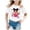 White, variant on LRen Girls T Shirts Size 10 Girls Funny Graphic Crew Neck Short Sleeve T Shirt Top Kids Casual Soft Pullover Tops Trendy Summer Shirts