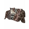 thumbnail image 2 of Animals Printed Striped Couch Cover for Dogs, Rustic Country Leopard Textured Washable Sofa Covers Slipcover for Pets Dogs Futon Cover, Couch Recliner Covers, Oversized Chair Slipcover 71"x91", 2 of 9