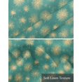 thumbnail image 6 of Teal Yellow Dandelion Kitchen Valances for Windows Farmhouse Linen Window Valance Curtain for Living Room Window Treatment Farmhouse Botanical Blossom Valance Rod Pocket Topper Drape, 54 x 18 Inch, 6 of 6