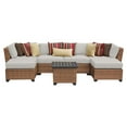 thumbnail image 2 of TK Classics Laguna Wicker 7 Piece Patio Conversation Set with Ottoman and 2 Sets of Cushion Covers, 2 of 3