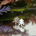 thumbnail image 3 of Howard's Stud Bud Tree Silver Stud Earrings for Women, 3 of 4
