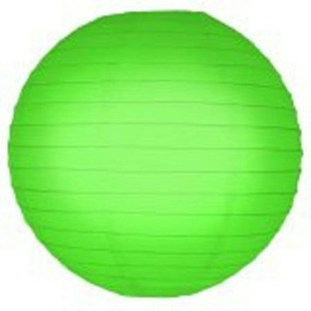 Pack of 5 Kiwi Green Garden Patio Round Chinese Paper Lanterns 10