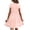 03_Pink, variant on QUOTAY Girls Solid Color Round Neck Short Sleeve Casual Comfortable Pocket Dress for Kids Fashion Age 3-12 Girl Dresses 03_Black,110