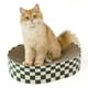 thumbnail image 1 of Bloc de rascar Cat Scratcher Cardboard Conlun 2 en 1 ovalado para gatos, 1 of 9