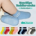 thumbnail image 5 of Toddler Socks Baby Socks with Grips Non-Slip Kids Socks For 6-12 Month 1-7 Years Boys/Girls, 5 of 5