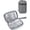 Gray, variant on Electronics Organizer Travel Cable Bag Durable Fabric Tech Case for Chargers Cords Cables Power Bank Portable Universal Gadget Storage Pouch