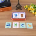 thumbnail image 3 of Iron Box Alphanumeric Shape Animal Cards Enlightenment Kindergarten Early Education Toys, 3 of 3