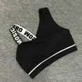 thumbnail image 5 of Alpha C Apparel New Letter Cut Out Sports Bra Women Fitness Yoga Push up  Gym Padded Sports Top Athletic Sexy  Workout Running Clothing, 5 of 11