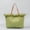 Green, variant on Yoyauz Ladies' Tote Bag Canvas Beach Tote Bag With Zipper Large Shoulder Backpack Handbag, Suitable For Travel, Work, Gym