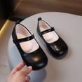 thumbnail image 4 of Staki Dress Shoes for Girls Toddler Girls Dress Shoes Loafers School Uniform Mary Jane Flats Thick Non-Slip Sole Casual Shoe(Black,8 Toddler), 4 of 6