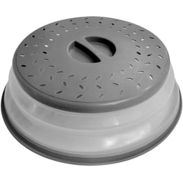 Cloche Micro-Onde 26cm Couvercle Anti-Éclaboussures Transparent Avec Poignée Et Trous De Vapeur
