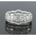 thumbnail image 2 of Sparkle Jewels 2.5ct Round Cut CZ Cocktail Women's Wedding Band Ring 925 Silver, 2 of 5