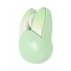 thumbnail image 4 of Ratón inalámbrico de conejo Yuxing 2,4 G color verde con sensibilidad DPI ajustable, 4 of 5