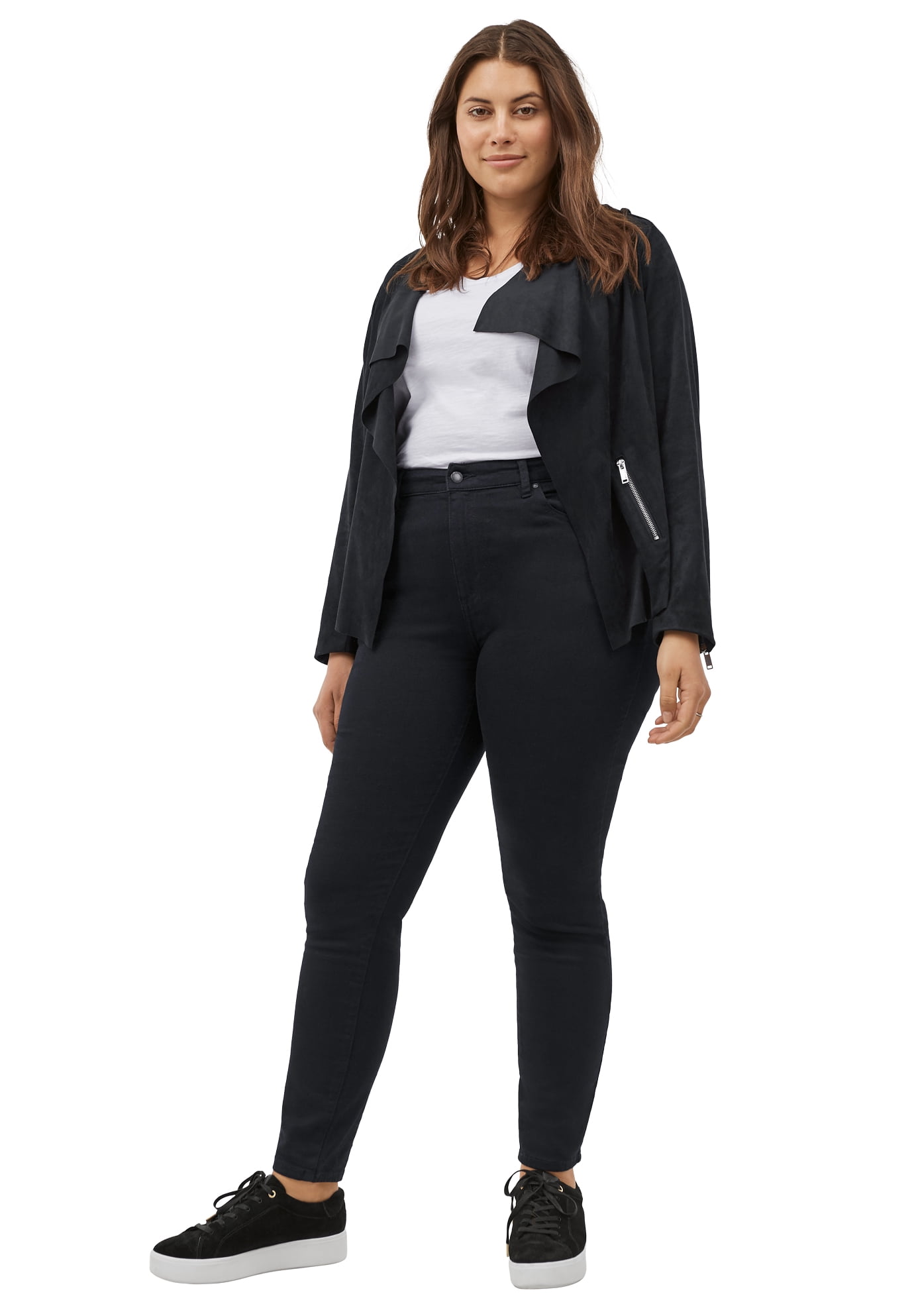 womens black jeans walmart