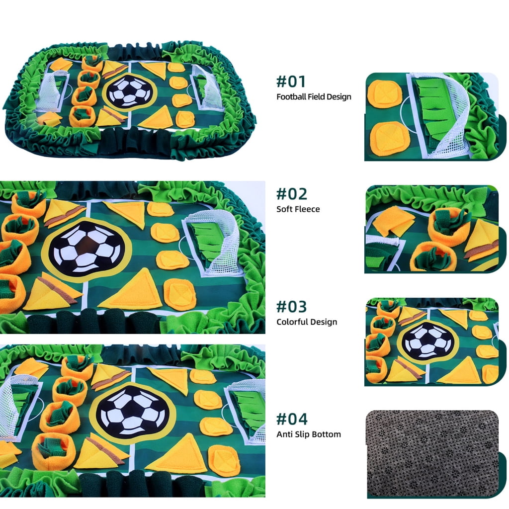 Multifunctional Pet Training Mats Featuring Scent Game and Treat Dispenser for Dog Cats Fleece Enrichment Toy