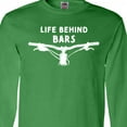 thumbnail image 4 of Inktastic Life Behind Bars Mountain Bike Long Sleeve T-Shirt, 4 of 5