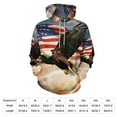 thumbnail image 2 of Eagle Hoodies Oversized Hoodie Women Long Sleeve Casual Sweatshirts, 2 of 5