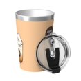 thumbnail image 2 of PAYOHTO Cute Cat Foam Inside Coffee Cup Insulated Stainless Steel Tumbler 12 oz Thermos Come with Straw Kids Leak-Proof Travel Mug Cup, 2 of 7