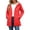 Red, variant on Womens Windbreaker Jacket Waterproof Hooded Plus Size Long Sleeve Solid Color Zip Up Casual Rain Jacket Outdoor Sport Raincoat with Pockets
