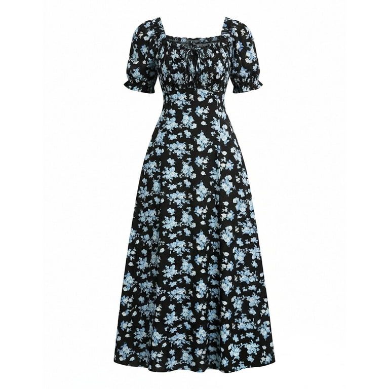 floral flowy homecoming dress Stacees A-line Floral Print Strapless Ruched Tiered Homecoming Dress Short Mini