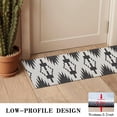 thumbnail image 3 of Black Geometric Triangle Arrow Pattern Door Rugs,Washable Non Slip Door Mats Indoor,Decorative Door Mats,Entry Mat Indoor for Entrance,Bedroom,Kitchen,Bathroom,16"x47", 3 of 6