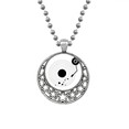 thumbnail image 1 of Enregistrement Musique Phonographe Pointeur Colliers Pendentif Rétro Lune Étoiles Bijoux, 1 of 3