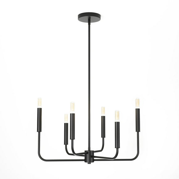 Artika Manchester Modern Pendant Light Fixture, Black