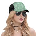 thumbnail image 5 of Lsque Tropical Pineapple Printed Trucker Hat - Baseball Cap for Men Women - Breathable Mesh Side, Adjustable Fit - for Casual Wear, 5 of 7