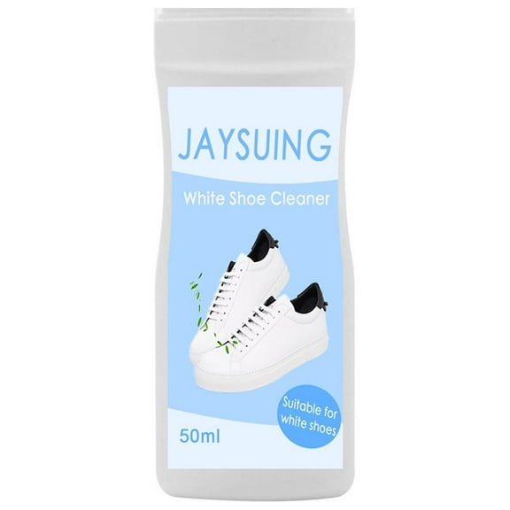 White Shoe Cleaner, Foam Sneaker Shoe Cleaning, Decontamination and Whitening Cleaner, Sneaker Cleaner Work on Leather, Knit, Canvas, Suede, PU, Nubuck - Portable(1.7fl oz)