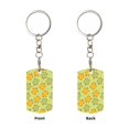 thumbnail image 2 of Goofa Cute Turtle Printed Rectangular Metal Keychain Bag Charm Floral Charm for Purse Keys Metal Keyring Gift for Women Accessories, 2 of 7