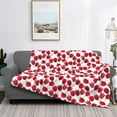 thumbnail image 2 of Fuzoiu Tulips Flowers Print Flannel Blanket,Throw Blanket,Flannel Home Decor,Fleece Bed Blankets,Cozy Soft Blanket for Bed, Sofa, Camping, and Travel-60"x50", 2 of 6