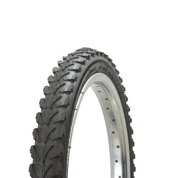 PRO  Black Bicycle Mountain Tire in Size 16 X 1.75 Raider Tread