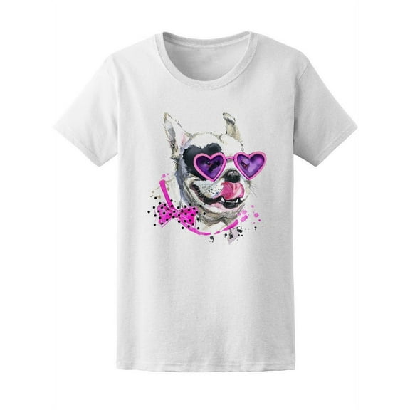 Funny French Bulldog Tee Women's -Image by Shutterstock