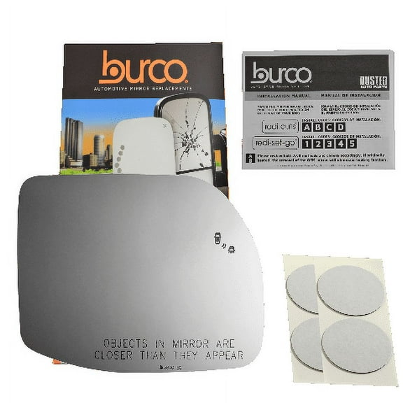 Compatible with 21-22 Ford Bronco Passenger Side Mirror Glass With Blind Spot