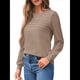 thumbnail image 1 of Camisas de Larga para Mujer, Blusas Elegantes e Informales de Encaje, Conjuntos de Otoño 2025, Camisetas y Ropa de Trabajo. Caqui L, 1 of 8