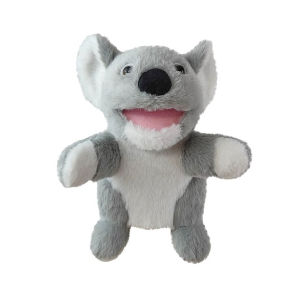 Plush Kangaroo Hand Puppet with Baby Joey, Soft Stuffed Animal Toy for Storytelling, Educational Play, Gifts, 12 Inches