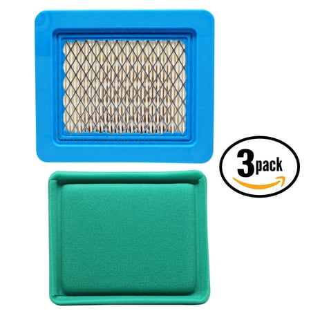 3-Pack Replacement Toro 29639 Air Filter & Pre-Cleaner - Compatible Toro 491588S Filter & 493537S Pre-Filter