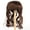 Brown Black, variant on Monique Synthetic Mohair Lizzy Doll Wig