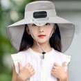 thumbnail image 4 of Solar Fan Hat - Wide Brim Sun Hat with Solar Powered Cooling Fan for Outdoor Activities - UV Protection Fishing, Hiking, Camping Hat for Men & Women, 4 of 4