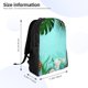 thumbnail image 4 of Disketp Tropical Pineapple Mochila Unisex de Apertura Lateral Completa, Mochila para Laptop para Escuela, Trabajo y Viajes, 4 of 8