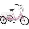 thumbnail image 5 of ABORON 16 inch Tricycle Trikes for Beginner Riders, Single Speed 3 Wheel Bikes, Low Step Through Three-Wheeled Bicycles with Rear Basket, 5 of 8