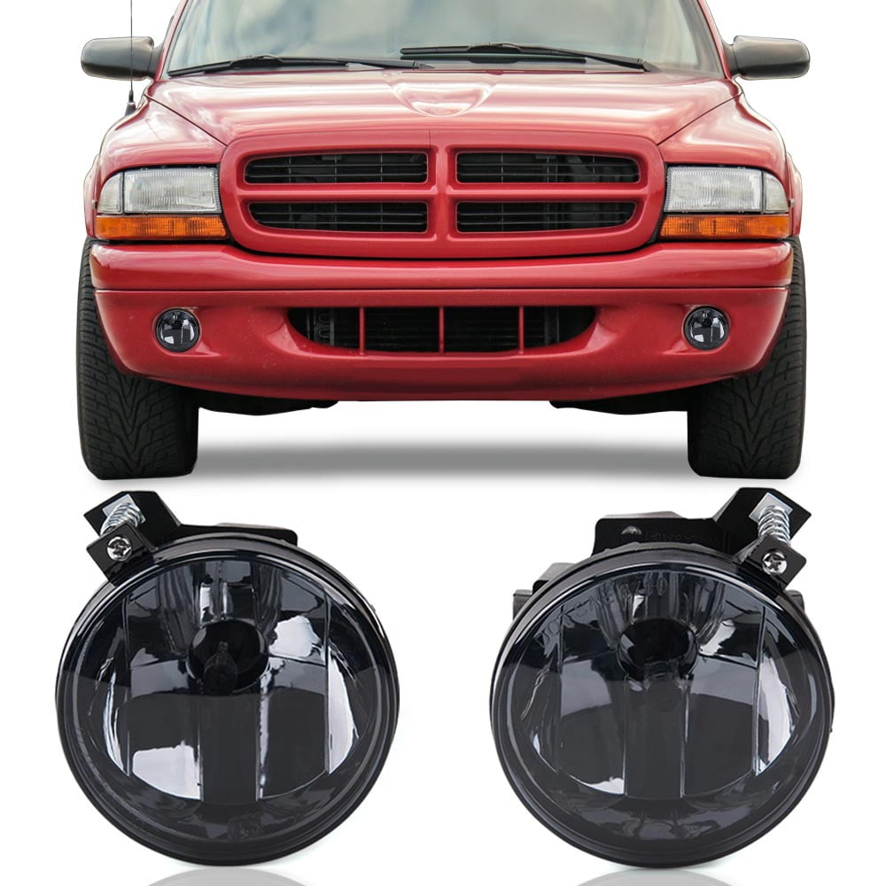 CROSSDESIGN Front Bumper Fog Light Fit for Dodge Durango 2001-2003/Dakota Pickup Truck SUV 2001-2004
