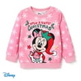 thumbnail image 1 of Disney Minnie Mouse Chandail Molletonné pour Tout-Petite Fille, Doux, de Noël, à Motif Personnage, Col Rond, Taille 2-6, 1 of 7