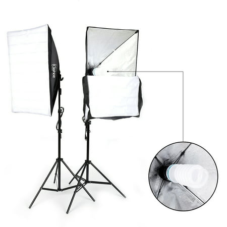 UBesGoo 135W Photography Studio Softbox Continuous Lighting Soft Box Light Stand