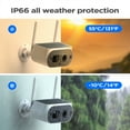 thumbnail image 4 of Toguard SC15 2K/4MP Solar Security Camera Wireless WiFi Outdoor Battery Powered Bullet Surveillance Camera, 4 of 9